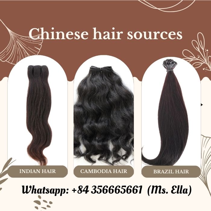China import hair from many sources
